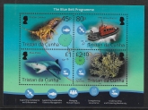 2021 Tristan Da Cunha.  MS.1334  Blue Belt Programme  mini sheet U/M (MNH)