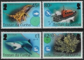 2021 Tristan Da Cunha.  SG.1330-3  Blue Belt Programme  set 4 values U/M (MNH)
