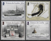 2022 Tristan Da Cunha. SG.1345-8  Centenary Death of Ernest Shackleton. set 4 values U/M (MNH)