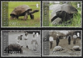 2022 St Helena. SG.1318-21  Birthday of Jonathon the Tortoise. set 4 values U/M (MNH)