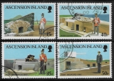 2000 Ascension. SG.806-9   Forts set 4 values Vfu.