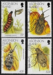 1998 Ascension. SG.737-40 Insects set 4 values Vfu.