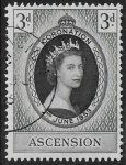 1953 Ascension SG.56 Coronation  Vfu.