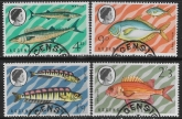 1970 Ascension SG126-9 Fish (3rd Series) Set of 4 values VFU
