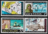 1972 Ascension. SG.159-62 50th Anniversary of Shackletons' death. set 4 values Vfu.