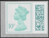 V4845  10p pale green  2B M22L MPIL SBP T4 ex DY45 (Tutankhamun) ISP  U/M (MNH)