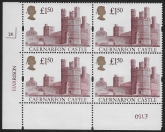 UK7 (SG.1612) £1.50  cylinder Block of 4 cylinder 2K Harrison U/M (MNH)