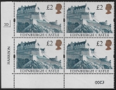 UK10 (SG.1613) £2  cylinder Block of 4 cylinder 2D Harrison  U/M (MNH)