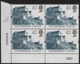 UK11 (SG.1613r) Re-Engraved £2  cylinder Block of 4 cylinder 3I Harrison  U/M (MNH)