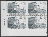 UK3 (SG.1412) £2  cylinder Block of 4 cylinder 2Q Harrison  U/M (MNH)