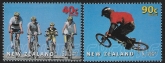 2001 New Zealand  SG.2435-6 Childrens Health. Cycling.  U/M (MNH)