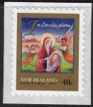 2001 New Zealand  SG.2445a Christmas Carols s/adh. phos. paper.  U/M (MNH)
