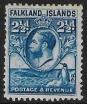 1929 Falkland Islands SG.119 2½d blue . LMMint