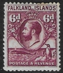1936 Falkland Islands SG.121a 6d reddish purple.  U/M (MNH)