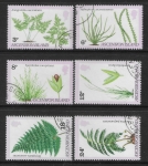 1980 Ascension SG258-63 Ferns and Grasses Set of 6 Values VFU