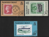 1976 Ascension SG215-7 Festival of Stamps London   Set of 3 Values VFU
