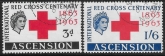 1966 Ascension SG85-6 Red Cross Centenary Set of 2 Values VFU
