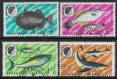 1968 Ascension SG113-6 Fish (1st Series) Set of 4 values VFU