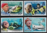 2022 Tristan Da Cunha. SG.1349-52. The Legacy of Jacques Cousteau.  set 4 values U/M (MNH)
