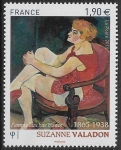 2016 France SG.5835e  150th Birth Anniv. Suzanne Valadon. U/M (MNH)