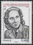 2016 France SG.5853  Birth Cent. of Laure Diebold Mutschler..  U/M (MNH)