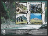 2004 New Zealand  MS.2731 World Stamp Expo, Singapore. mini sheet. U/M (MNH)