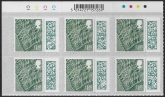 NI 172  £1.85 Linen  2B   Barcoded stamp. cyld. C1x4   Phos C1 Cartor.  U/M (MNH)
