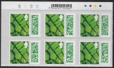 NI 171  1st  Fields  2B   Barcoded stamp. cyld. C1x4   Phos C1 Cartor.  U/M (MNH)