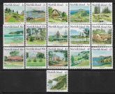 1987 Norfolk Island Scenes SG405-20 set of 16 values unmounted mint