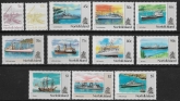 1990 Norfolk Island Ships SG483-94 Set of 12 values unmounted mint