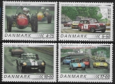 2006 Denmark SG1468-71 Vintage Race Cars Set of 4 values  U/M (MNH)