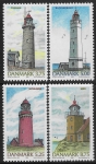 1996 Denmark SG.1077-80 Lighthouses U/M (MNH)