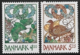 1999 Denmark SG1164-5 Harbingers of Spring Set of 2 Values U/M (MNH)