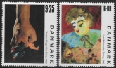 1999 Denmark SG1178-9 Paintings Set of 2 Values U/M (MNH)