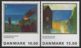 1995 Denmark SG1055-6 Paintings Set of 2 Values U/M (MNH)
