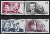 1999 Denmark SG1172-5 150th Anniv of Danish Revue Set of 4 Values  U/M (MNH)