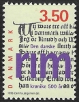 1995 Denmark SG1051 500th Anniv of the Rhymed Chronicle Set of 2 Values  U/M (MNH)