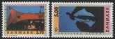 1995 Denmark SG1052-3 Nordic Countries Postal Co-operation  U/M (MNH)