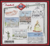 2013 France MS5325European Capitals Madrid Mini Sheet UM (MNH)