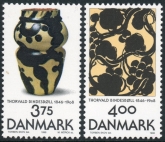 1996 Denmark SG1082-3 150th Anniv of Thorvald Bindesboll U/M (MNH)