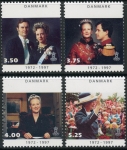 1997 Denmark SG1086-9 Silver Jubilee of Queen Margrethe U/M (MNH)