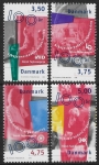 1998 Denmark SG1131-4 Confederation of Trade Unions U/M (MNH)