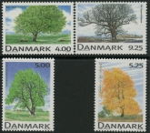 1999 Denmark SG.1159-62 Deciduous Trees U/M (MNH