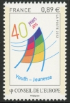 2012 France C70 40th Anniv of European Youth Centre  U/M (MNH)