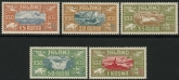 1930 Iceland - SG.174-8  'AIR' set 5 values Parliamentary Millenary Celebration. M/M