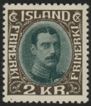 1931  Iceland SG.192   2k myrtle & sepia.   U/M (MNH)