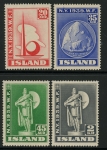 1939 Iceland  SG.238-41 New York World Fair. set  4 values LM/M