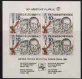 1988 Czechoslovakia  MS.2940 Praga 88 8th issue U/M (MNH)