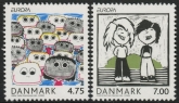 2006 Denmark SG1476-7 Europa Integration Set of 2 values U/M (MNH)