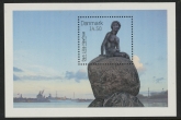 2013 Denmark MS1720 Centenary of Little Mermaid Statue Mini-Sheet U/M (MNH)